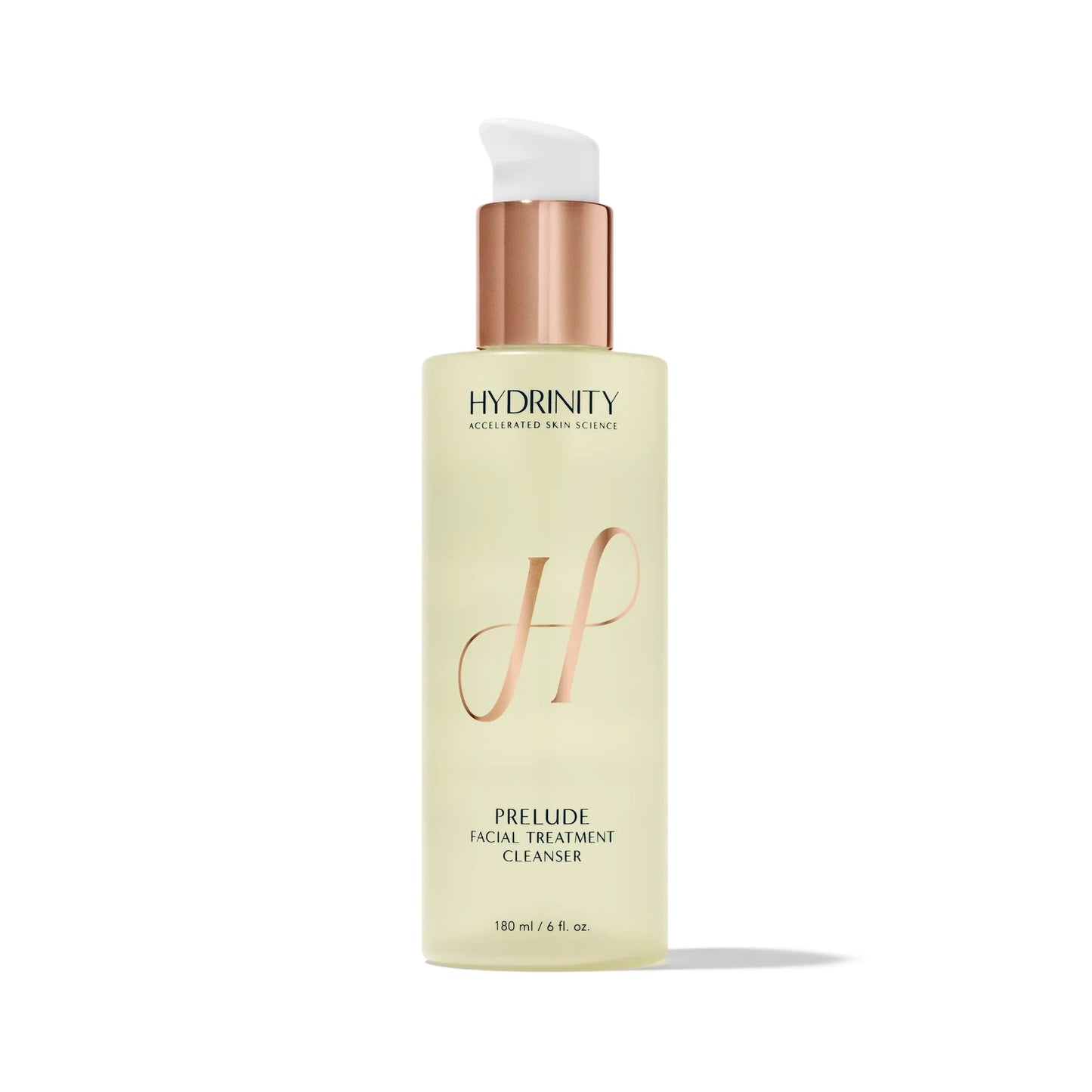 Hydrinity Prelude facial treatment cleanser 180mL pump bottle