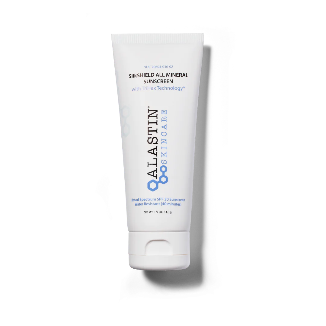 Alastin Skincare SilkShield sunscreen tube