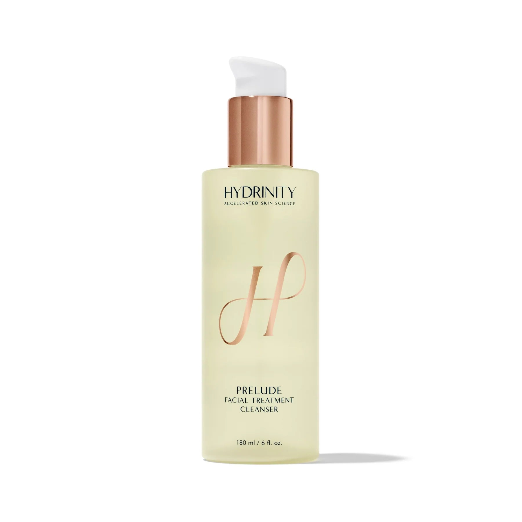 Hydrinity Prelude facial treatment cleanser 180mL pump bottle